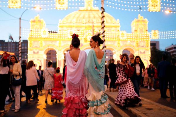 Feria de Abril en Sevilla, una de las fiestas populares de España más representativas